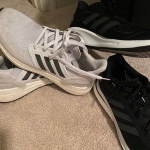 Lot of used sneakers